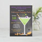 Halloween Feest Kaart (Staand voorkant)