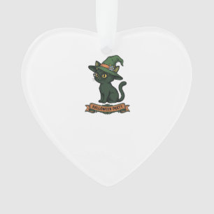 Halloween Feest Kat Vintage Vector Ontwerp_1 Ornament