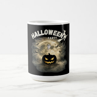 Halloween Feest Maan Pompoen Geest Vintage Hallowe Magische Mok
