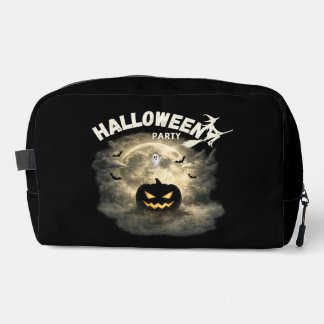 Halloween Feest Maan Pompoen Geest Vintage Hallowe Toilettasje
