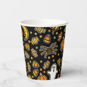 Halloween Feest Papieren Bekers (Achterkant)