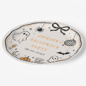 Halloween-feest Papieren Bordje (Gekanteld)