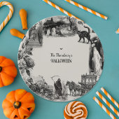 Halloween Feest Papieren Bordje
