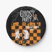 HALLOWEEN FEEST  PAPIEREN BORDJE (Voorkant)
