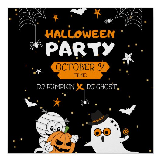 Halloween Feest  Perfect Poster (Voorkant)