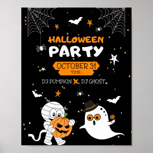 Halloween Feest  Poster (Voorkant)