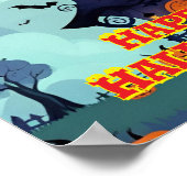 Halloween feest poster muur poster (Hoek)