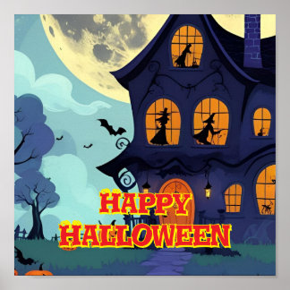 Halloween feest poster muur poster