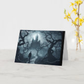 Halloween Feest Regels Kaart (Gele Bloem)