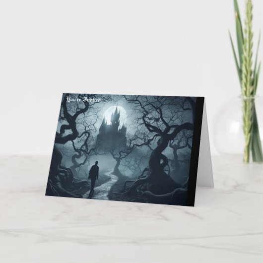 Halloween Feest Regels Kaart (Voorkant)