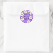Halloween Feest Ronde Sticker (Tas)
