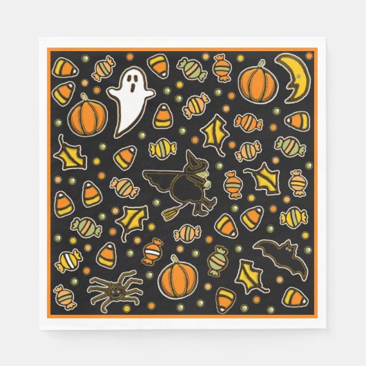 Halloween Feest Servet (Voorkant)
