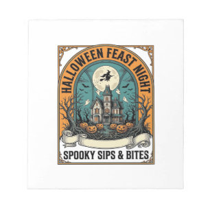 Halloween Feest Shirt Griezels Feest Geheime Huis_ Notitieblok