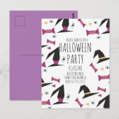 Halloween Feest Spinnekop Heks Hoed Snoep Briefkaart (Voorkant / Achterkant)