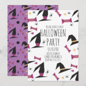 Halloween Feest Spinnekop Heksenhoed Snoep  (Voorkant / Achterkant)
