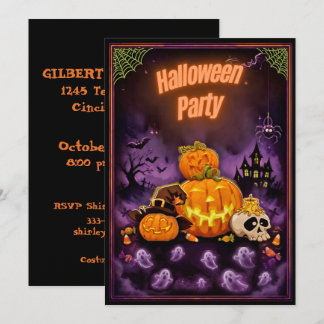 Halloween-feest Spooktacular ontwerp Kaart