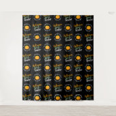 Halloween-feest Spooktacular Step Repeat Achtergro Wandkleed (Voorkant)