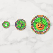 Halloween Feest Tafel Confetti (Voorkanten)