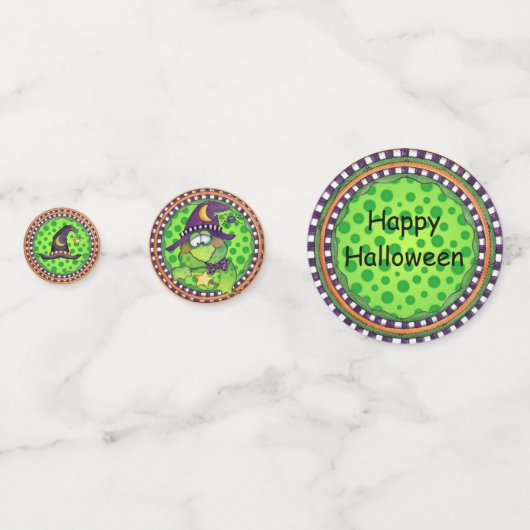 Halloween Feest Tafel Confetti (Achterkanten)