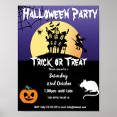 Halloween-feest thema-evenement poster (Voorkant)