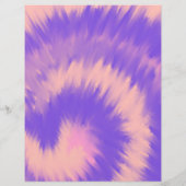 Halloween Feest Tie Dye Pompoen Hand Getekend Flyer (Achterkant)