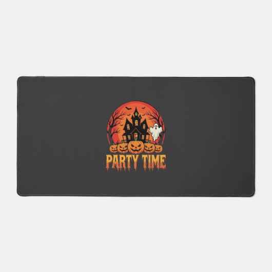 Halloween Feest Tijd Geest Pompoen Ontwerp_1 Bureaumat (Voorkant)