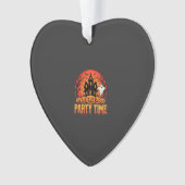 Halloween Feest Tijd Geest Pompoen Ontwerp_1 Ornament (voorkant)