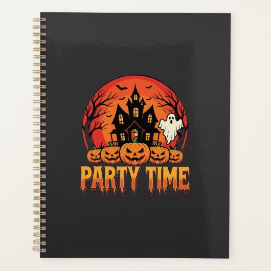 Halloween Feest Tijd Geest Pompoen Ontwerp_1 Planner (Voorkant)