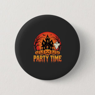 Halloween Feest Tijd Geest Pompoen Ontwerp_1 Ronde Button 5,7 Cm