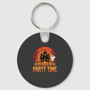 Halloween Feest Tijd Geest Pompoen Ontwerp_1 Sleutelhanger