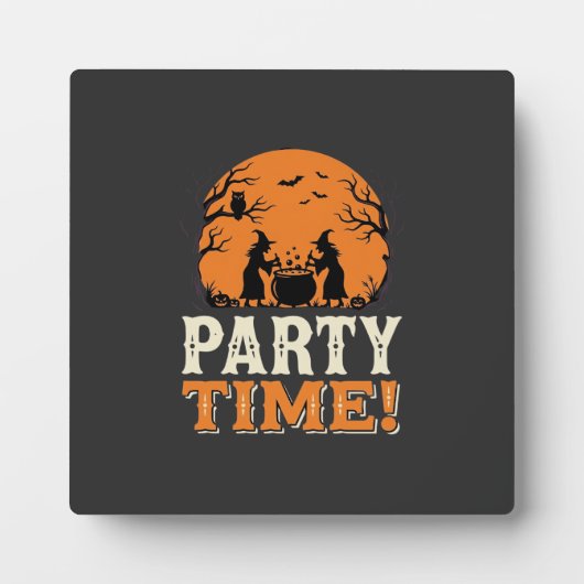 Halloween Feest Tijd Heks Ketel Design_1 Fotoplaat (Voorkant)