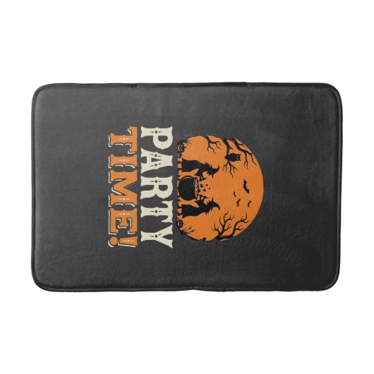 Halloween Feest Tijd Heks Ketel Ontwerp_1 Badmat (Voorkant)