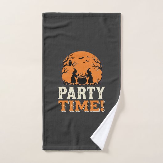 Halloween Feest Tijd Heks Ketel Ontwerp_1 Handdoek (Handdoek)