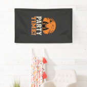 Halloween Feest Tijd Heks Ketel Ontwerp_1 Spandoek (Insitu)