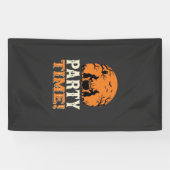 Halloween Feest Tijd Heks Ketel Ontwerp_1 Spandoek (Horizontaal)