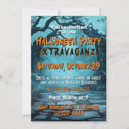 Halloween Feest Trick or Treat Kaart