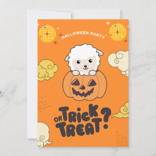 Halloween Feest Trick Or Treat Schaap Pomp Hollid Feestdagenkaart