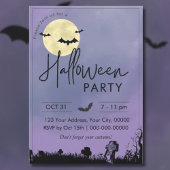 Halloween Feest Uitnodigen, Spooky Night Kaart
