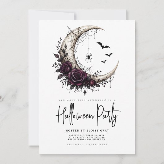 Halloween-feest uitnodiging (Voorkant)