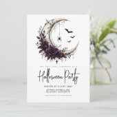 Halloween-feest uitnodiging (Staand voorkant)