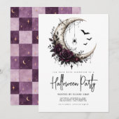 Halloween-feest uitnodiging (Voorkant / Achterkant)
