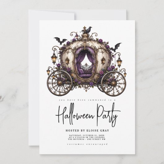 Halloween-feest uitnodiging (Voorkant)