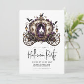 Halloween-feest uitnodiging (Staand voorkant)