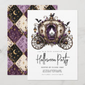Halloween-feest uitnodiging (Voorkant / Achterkant)