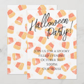 Halloween Feest Uitnodiging (Voorkant / Achterkant)
