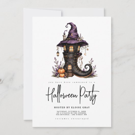 Halloween-feest uitnodiging (Voorkant)