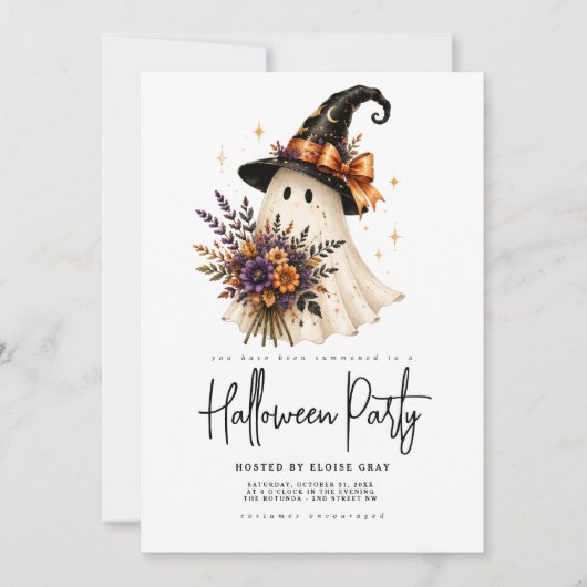Halloween-feest uitnodiging (Voorkant)