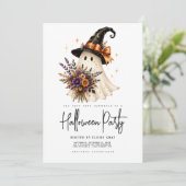 Halloween-feest uitnodiging (Staand voorkant)