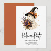 Halloween-feest uitnodiging (Voorkant / Achterkant)