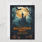 Halloween feest  uitnodiging (Voorkant)